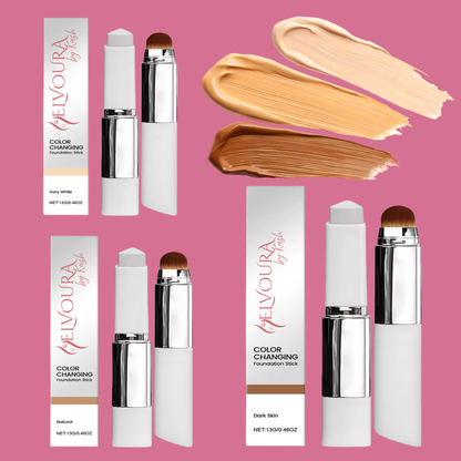 Elvoura™ 2-in-1 Color-Changing Foundation Stick