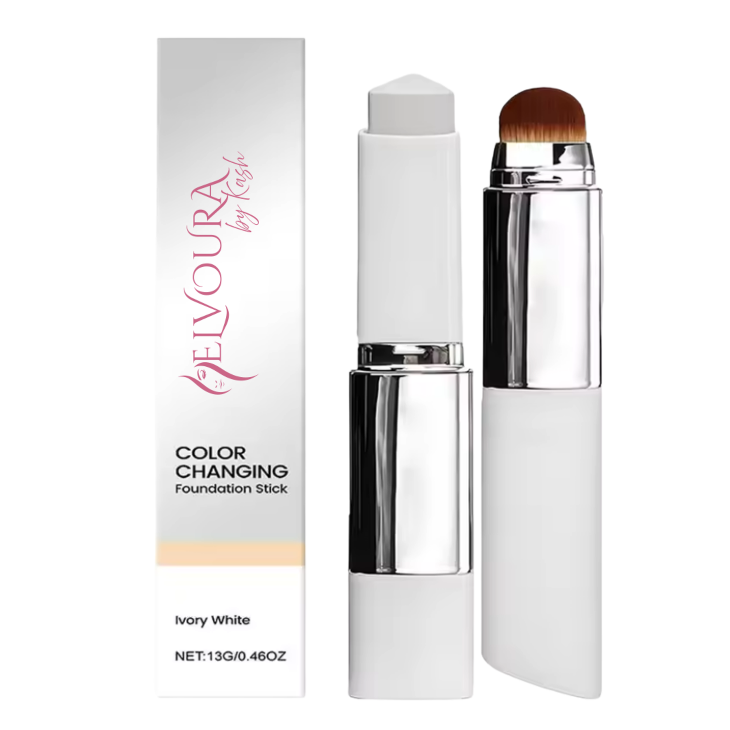 Elvoura™ 2-in-1 Color-Changing Foundation Stick