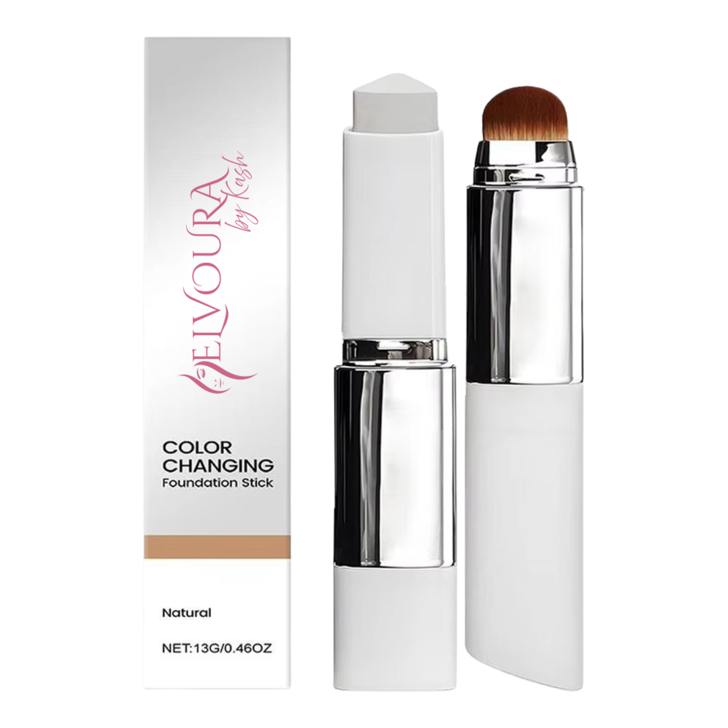 Elvoura™ 2-in-1 Color-Changing Foundation Stick