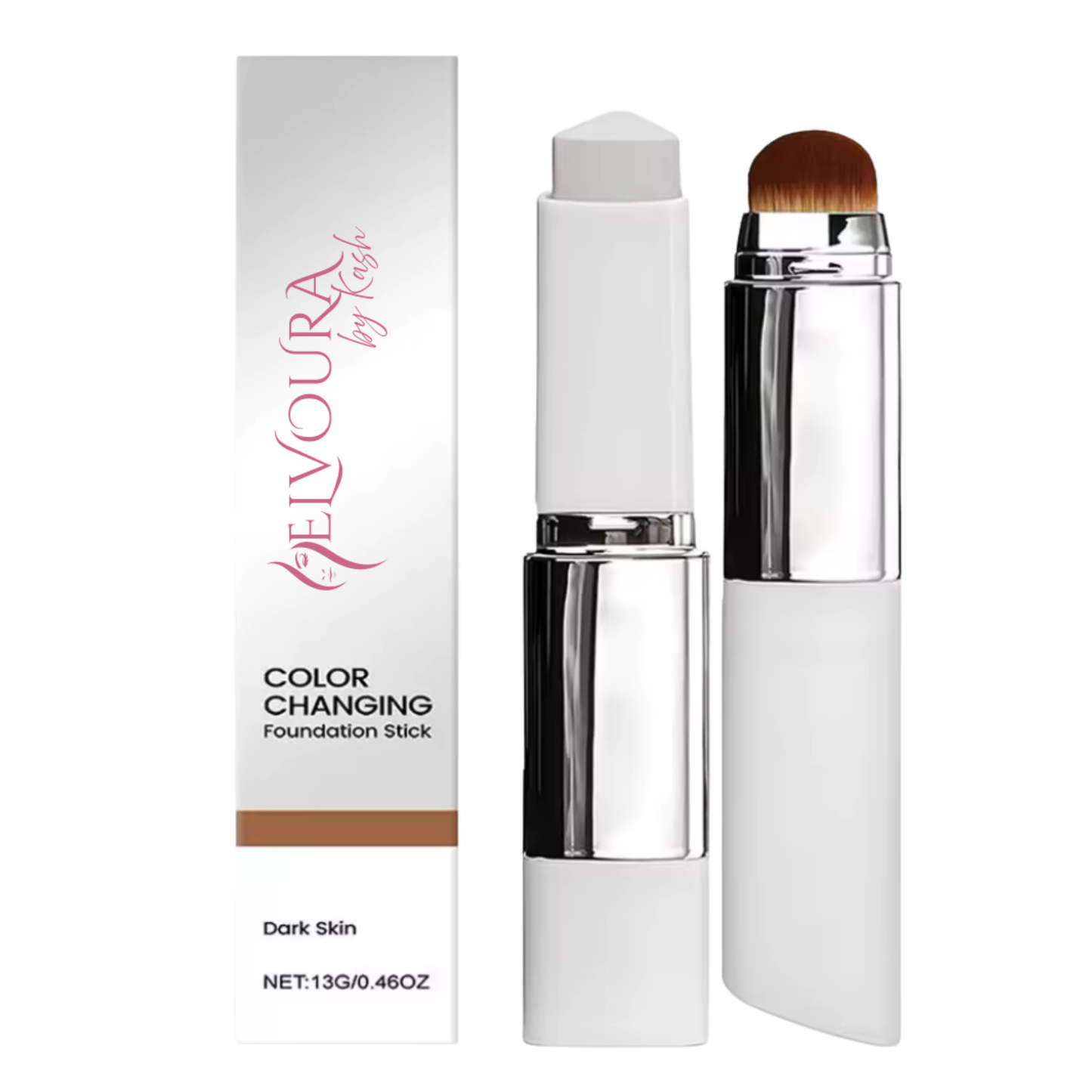 Elvoura™ 2-in-1 Color-Changing Foundation Stick